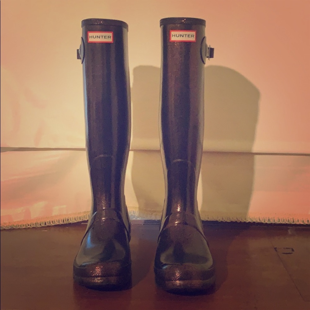 Brand New Rare Sparkly Hunter Boots